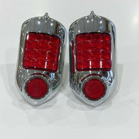 1951-52 Chevy Car LED Tail Light Assembly , Pair.