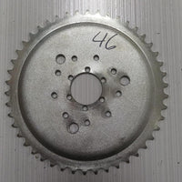 MOTORIZED BICYCLE SPROCKET 46T WORKS WITH MAG WHEELS OR THREE POINT ADAPTERS